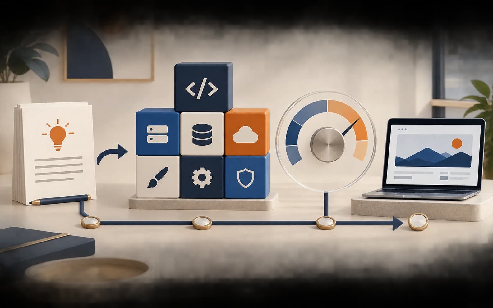 Modular full-stack engineering capabilities balanced against delivery cost and product outcomes